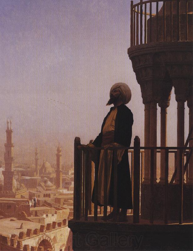 Jean - Leon Gerome Le Muezzin, the Call to Prayer. France oil painting art